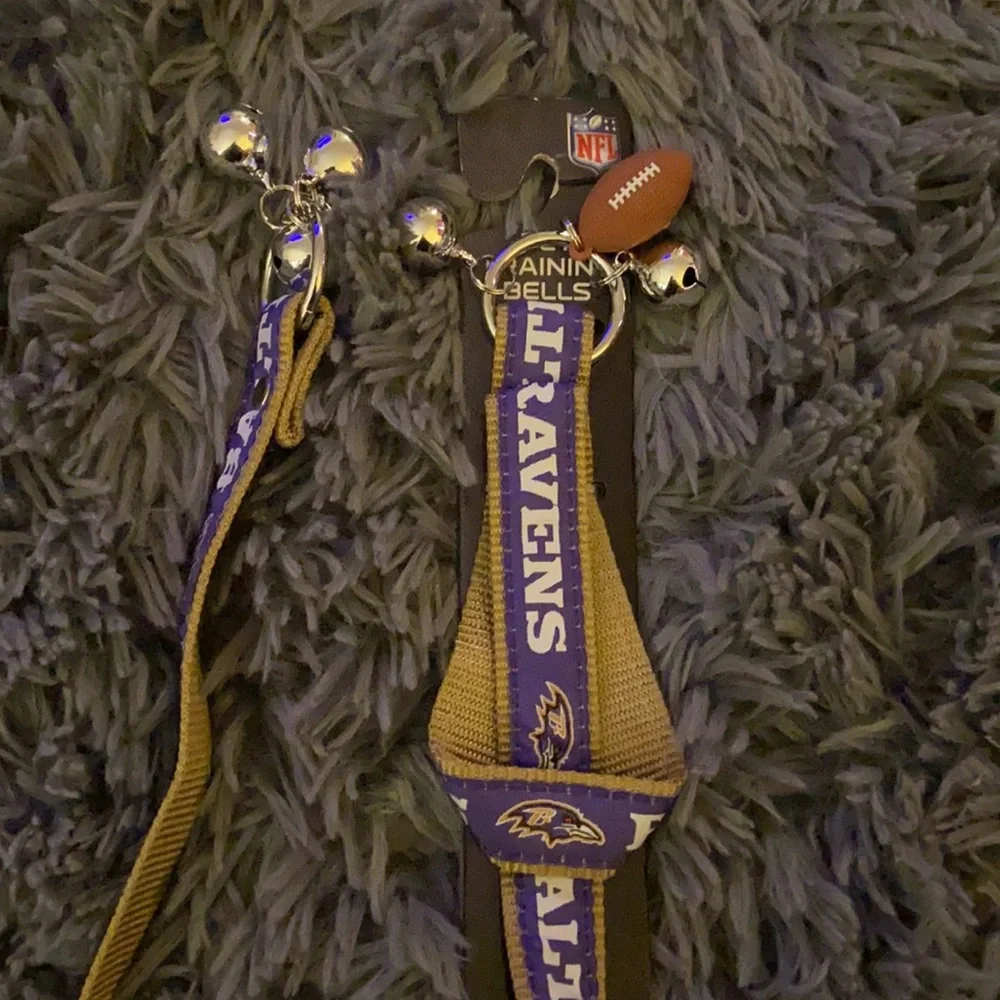 New Baltimore Ravens Pet Training Bells